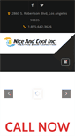 Mobile Screenshot of niceandcoolhvac.com
